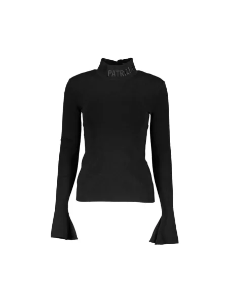 Sweter Patrizia Pepe elegancki czarny