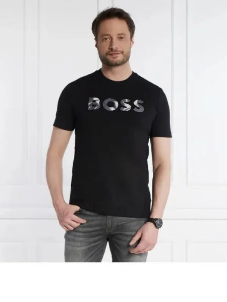 BOSS BLACK Tricou Thompson negru