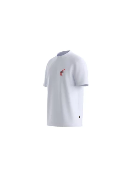 BOSS Tricou Movement Crem alb