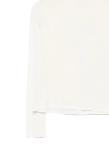 Tricou Max Mara de mătase lung alb
