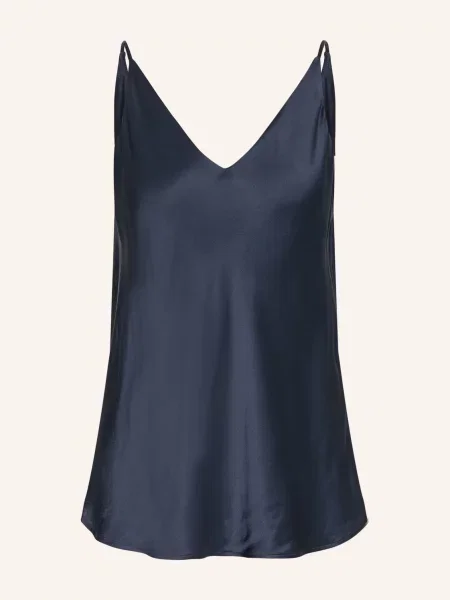 Ottod'ame Spódnica Z Cekinami grau granatowa