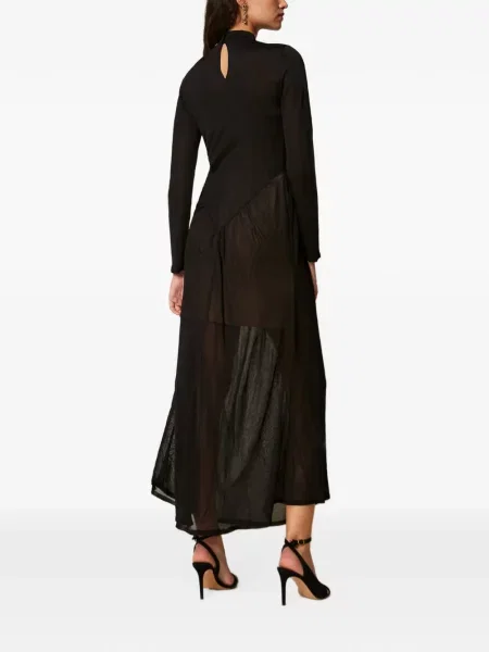 Lung rochie Twinset tricotate negru