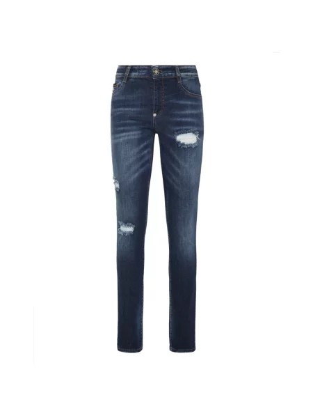 Jeansy Philipp Plein niebieskie