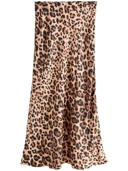 Next Fustă bej / maro negru