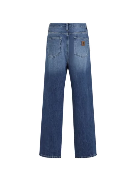 Pantaloni Carhartt Wip albastru