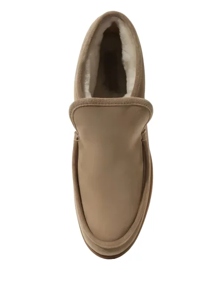 Botine Yves Salomon din piele slip-on maro