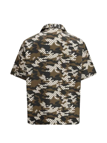 Карирана риза Gcds кафяво