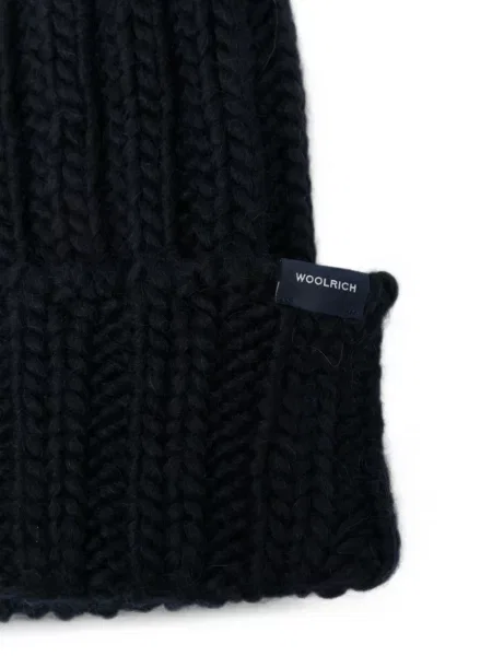 Căciulă Woolrich tricotate albastru