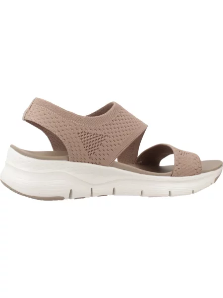 Sandały Skechers brązowe