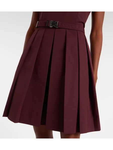 Rochie Tory Burch plisată de costum tenis bordo