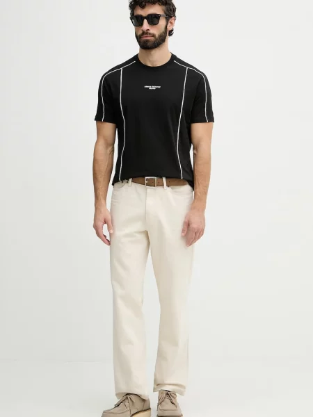 Armani Exchange kratka majica črna