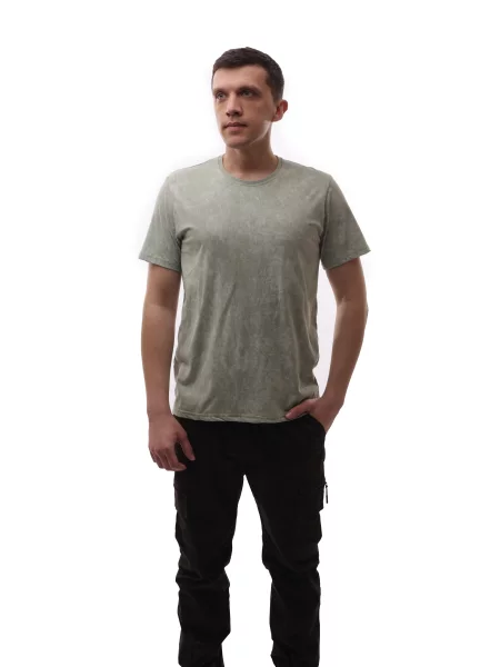 Футболка STREAM оливковий віскоза/поліестер