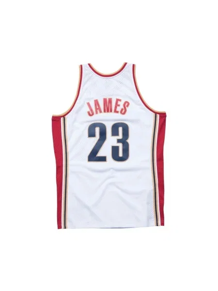Tricou Mitchell & Ness alb