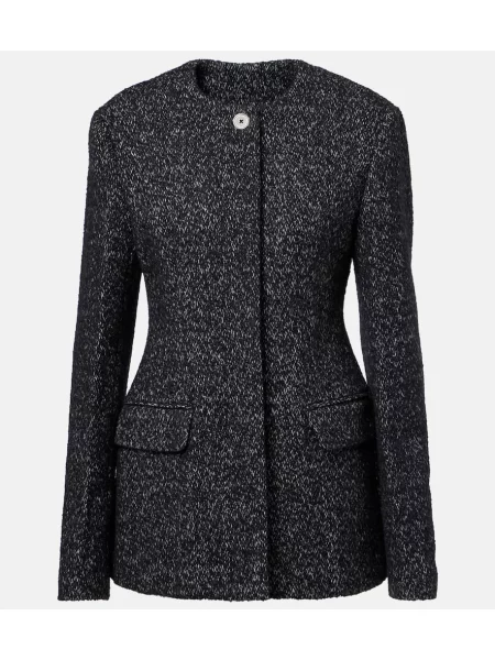 Sacou Toteme de lână negru