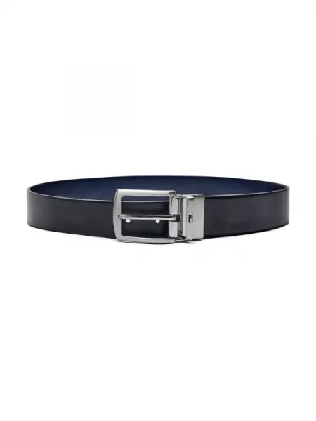Tommy Hilfiger De piele cu două fețe DENTON REV negru