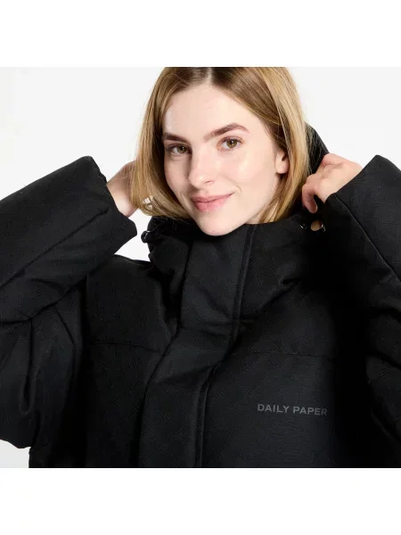 Яке Daily Paper Oba Monogram Puffer Black S черно