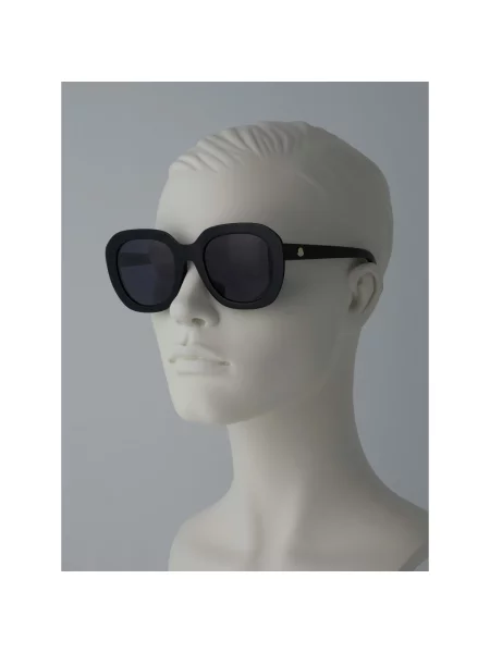 Okulary przeciwsłoneczne Moncler czarne