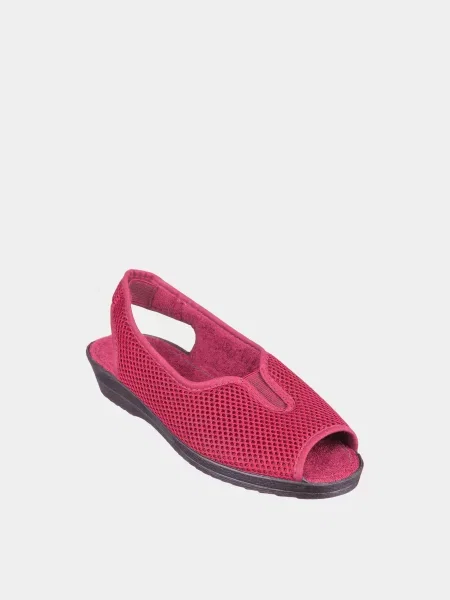 Повседневные босоножки Casual бордовые