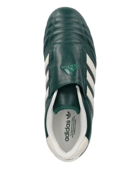 Sneakerși Adidas Predator cu broderie cu dungi din piele de căprioară albastru