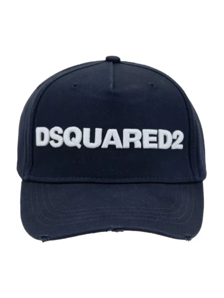 Czapka z daszkiem Dsquared2 niebieska