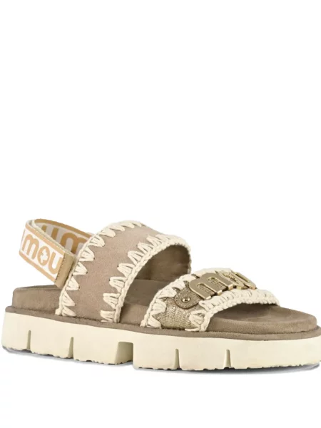 Плетене на една кука сандали Mou