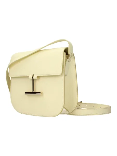 Torebka crossbody Tom Ford skórzana żółta