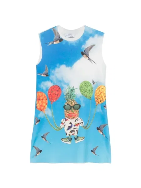 Rochie mini The Artistylist cu imagine albastru