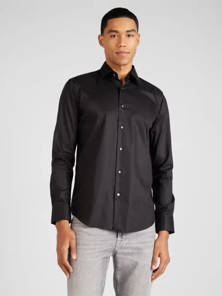 BOSS Black Cămașă Joe' negru