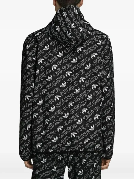 Pruhované krajkové pruhované tričko Adidas s vázáním šedé