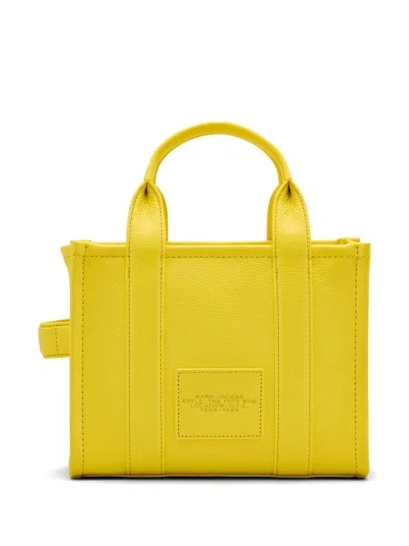Geantă shopper Marc Jacobs din piele galben