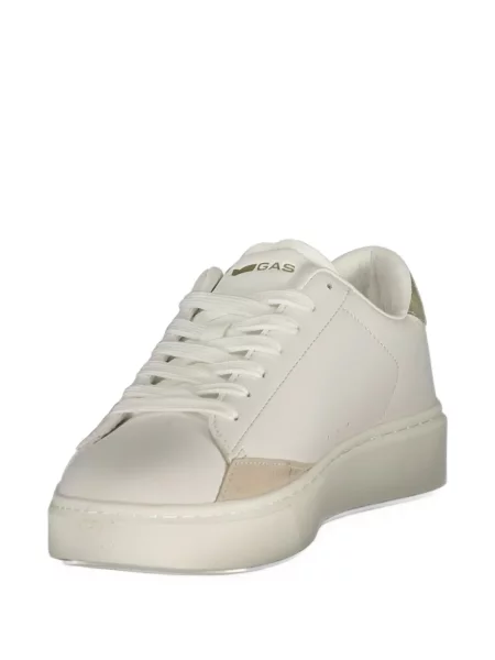Sneakerși Gas cu imagine alb