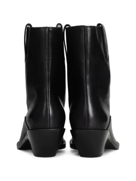 Botine Ash din piele negru