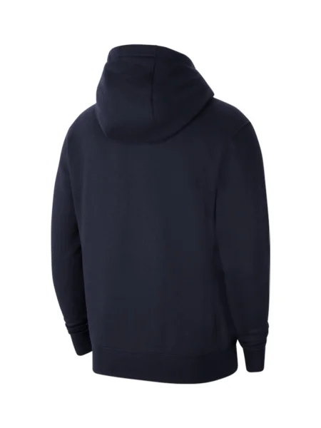 Hanorac cu glugă Nike din fleece alb