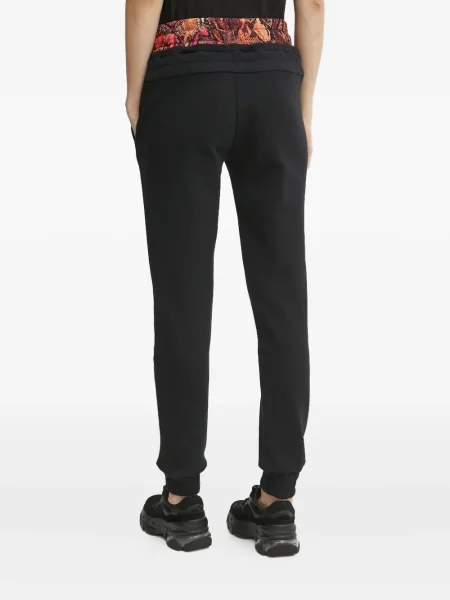 Pantaloni Just Cavalli cu imagine negru