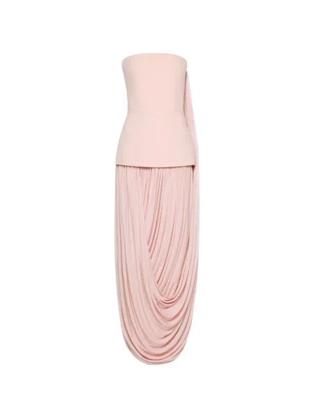 Rochie Chats By C.dam drapată roz