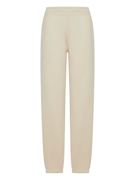 Pantaloni de trening Burberry în carouri alb