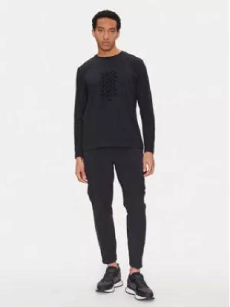 BOSS Kalhoty z materiálu T_Urbanex-CargoLight Tmavomodrá Tapered Fit