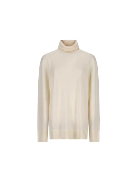 Sweter The Row z kaszmiru beżowy
