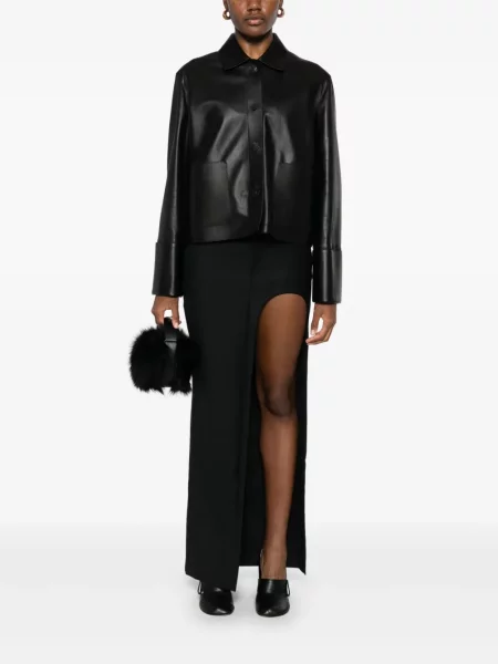 Geanta de piele Loewe negru