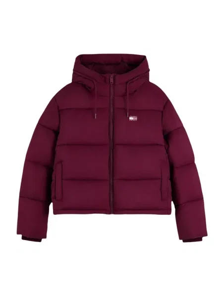 Tommy Jeans Kurtka zimowa Fioletowy czerwona