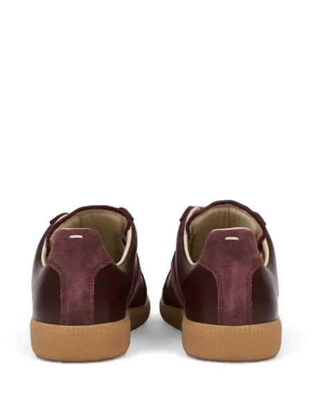 Sneakerși Maison Margiela din piele roșu