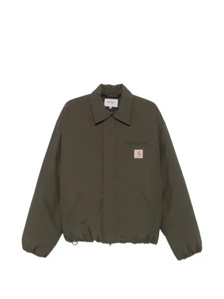 Geacă Carhartt Wip cu autograf verde