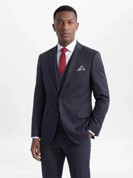 Finshley & Harding kurtka modułowa Mężczyźni Regular Fit 25 niebieski