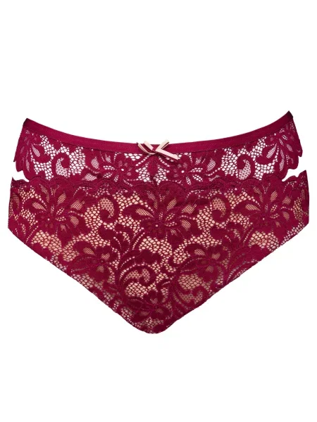SugarShape Tanga True Luna bordeaux roșu