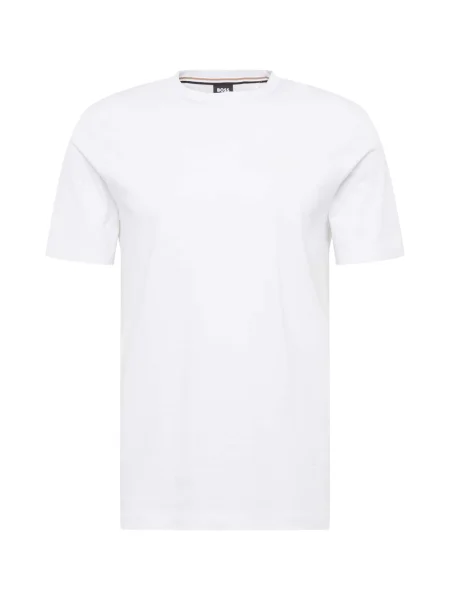 BOSS Black Tricou Thompson murdar alb
