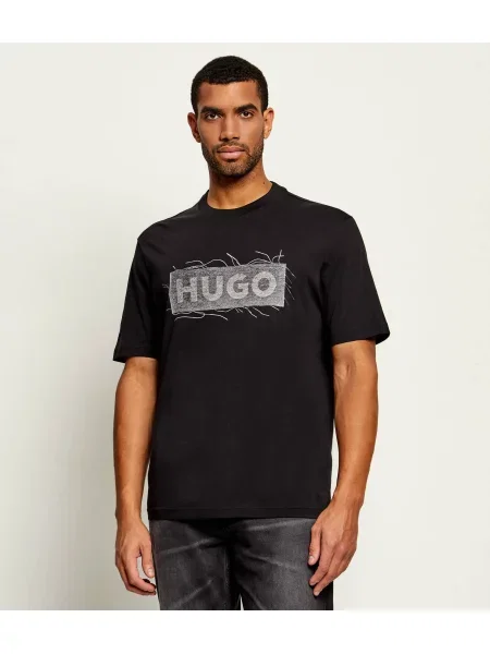 Hugo Blue Tricou Naxter negru