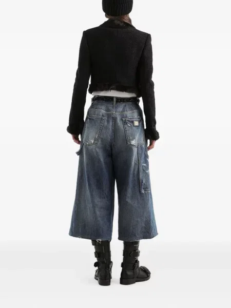 Cropp blugi Dolce & Gabbana zdrențuiți gri