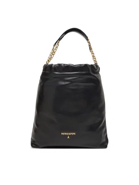 Ročna torba Patrizia Pepe črna