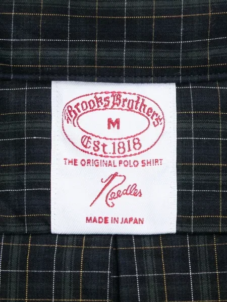 Kockás ing Brooks Brothers zöld