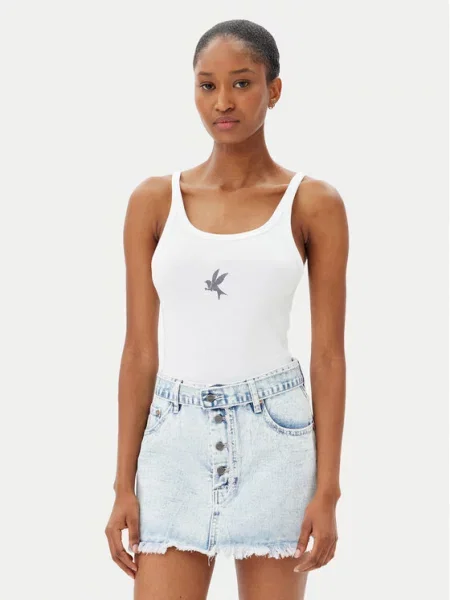 One Teaspoon Top Fine Slim Fit bela